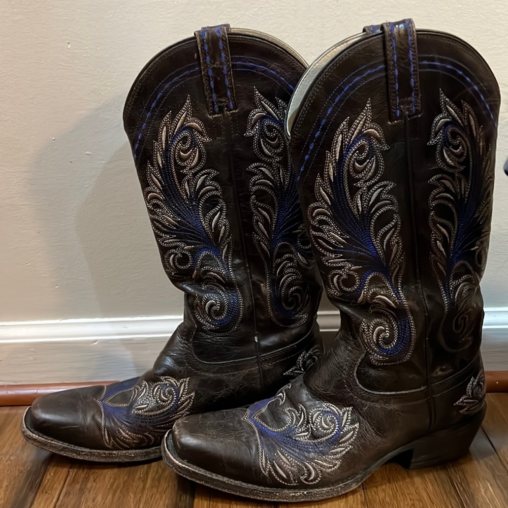 Ariat Leather Cowboy Boots